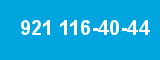921 116-40-44 921 116-40-44
